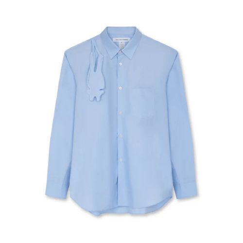 CDG-Cotton-Poplin-Plain-Creature-Shirt-Blue.png