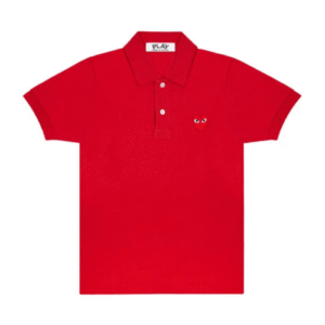 CDG Play Polo Red Emblem (Red)
