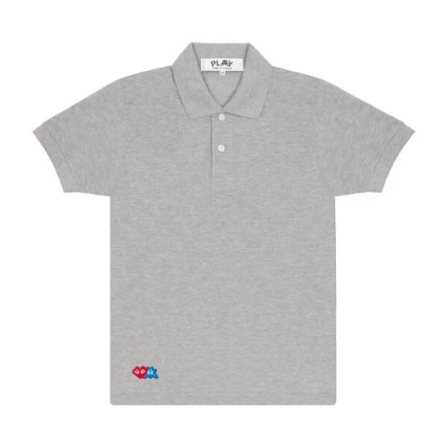 CDG-Play-Polo-Red-Invader-Heart-and-Blue-Emblem-Grey.png
